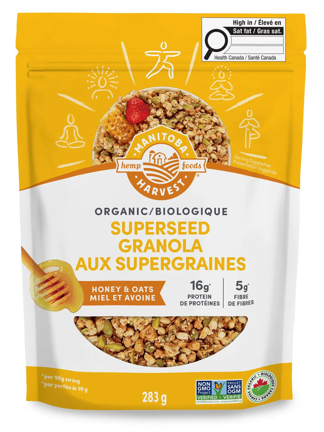 Organic Hemp Granola Honey & Oats