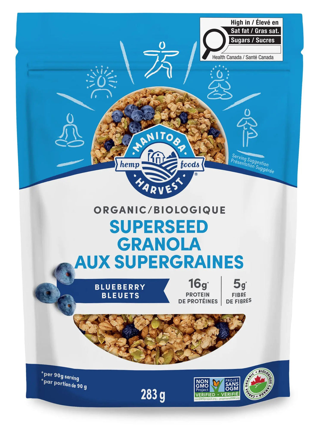 Organic Hemp Granola Blueberry