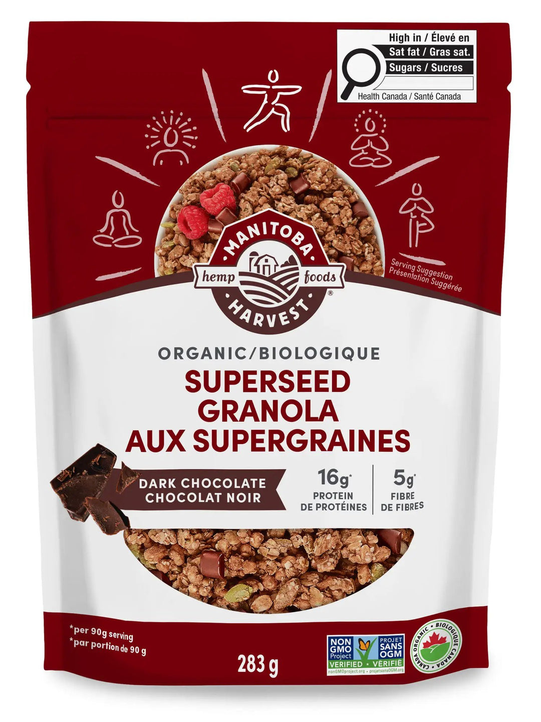 Organic Hemp Granola Dark Chocolate