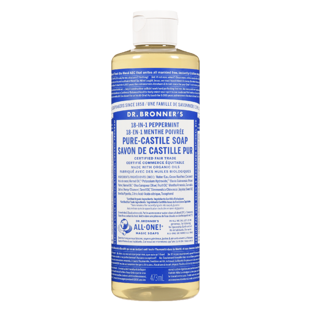 Peppermint Pure-Castile Liquid Soap