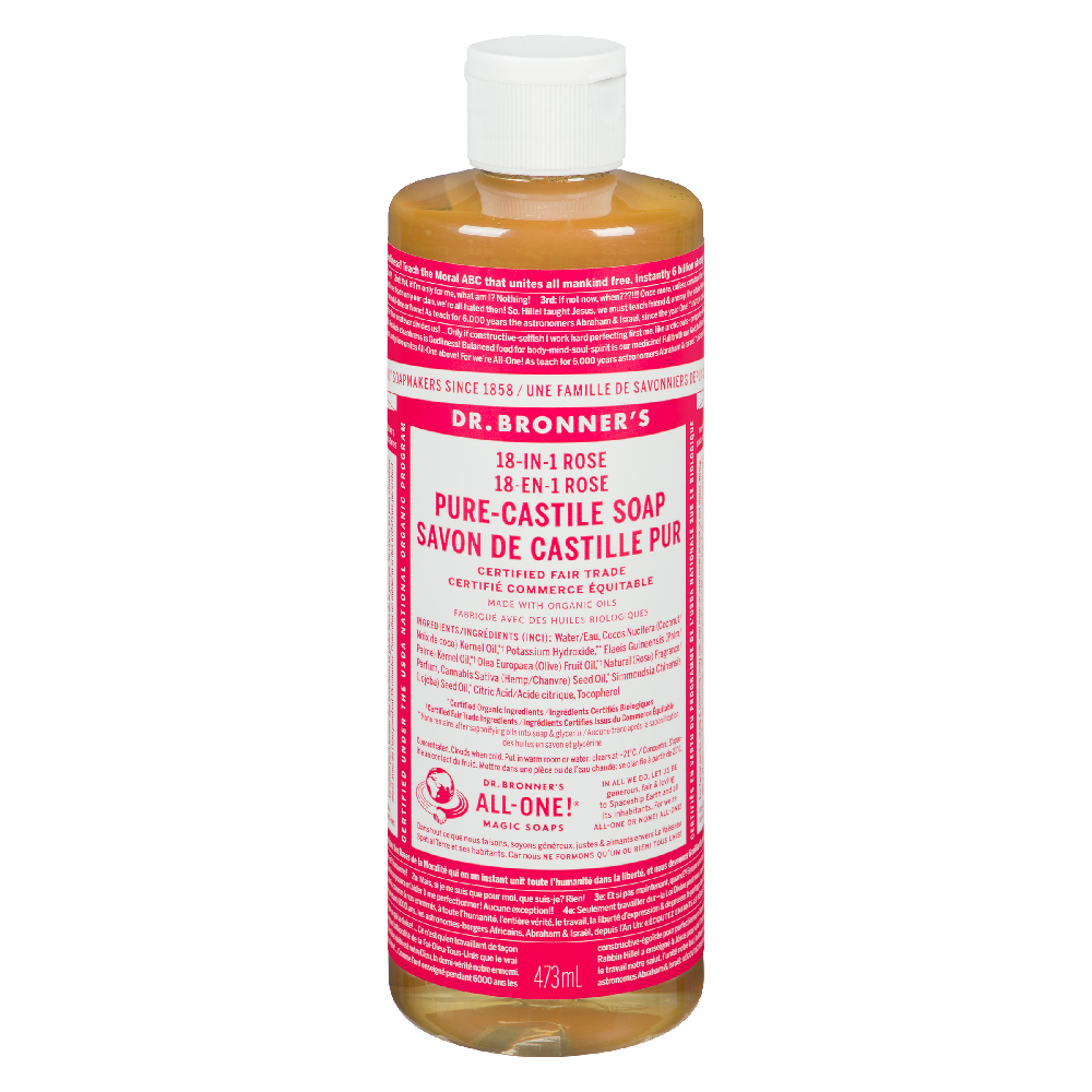 Rose Pure-Castile Liquid Soap