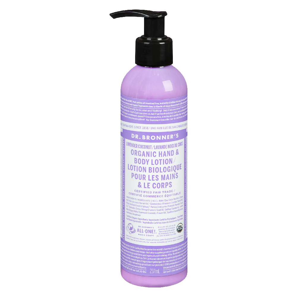 Lavender Coconut Organic Lotion