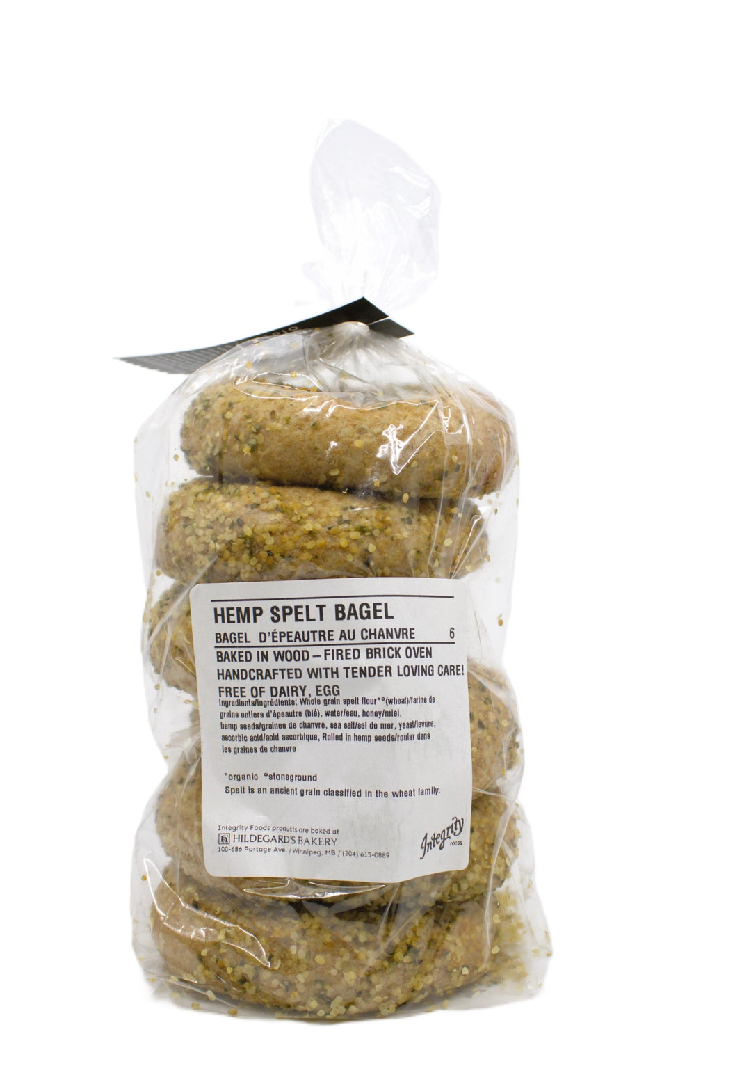 Spelt Hemp Bagels 6pack