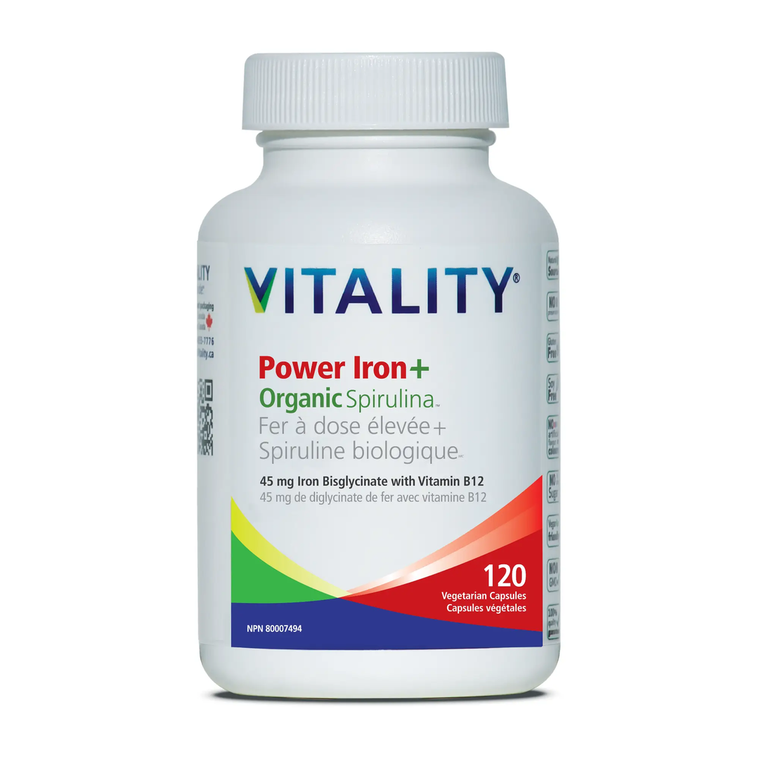 Power Iron+Organic Spirulina