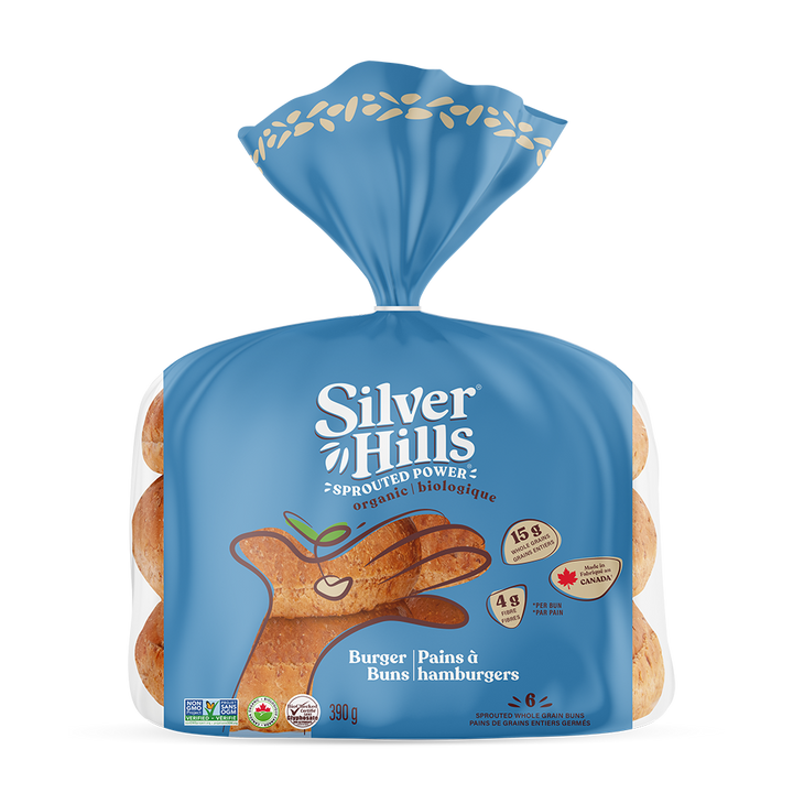 Buns Hamburger Org 390g