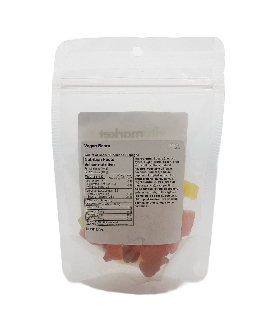 Vegan Bear Gummies 100g by Westpoint