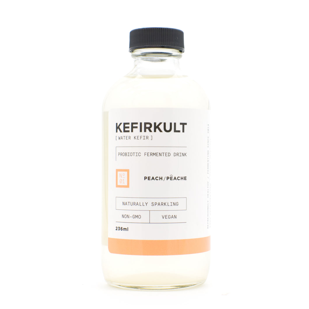 Peach Water Kefir 236ml