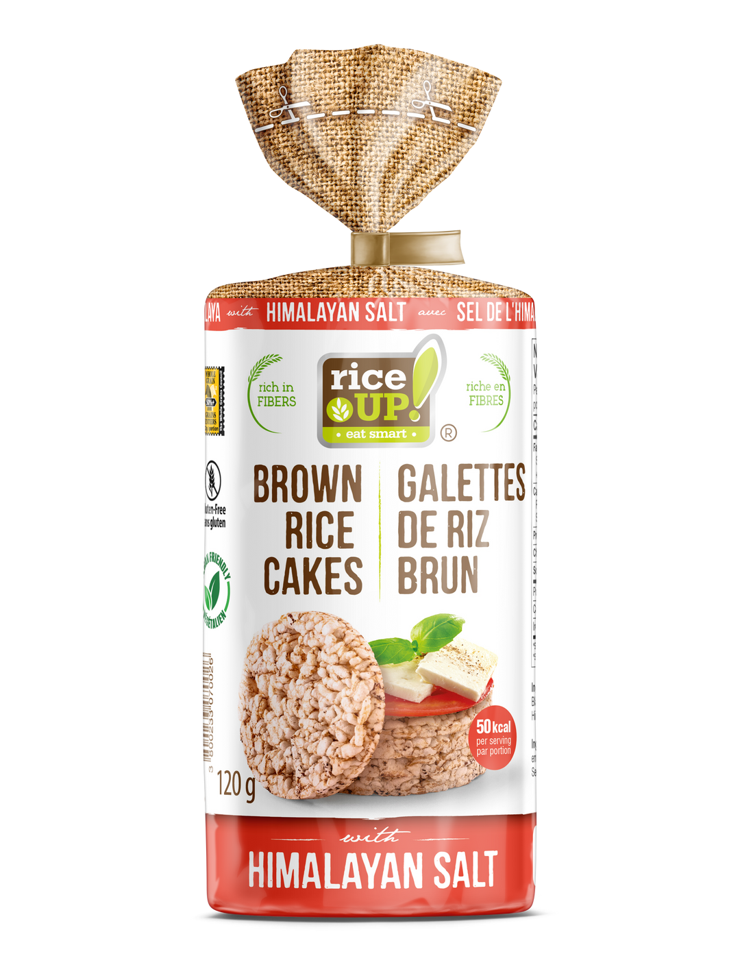 Brown Rice Cakes Himalyan Salt 120g