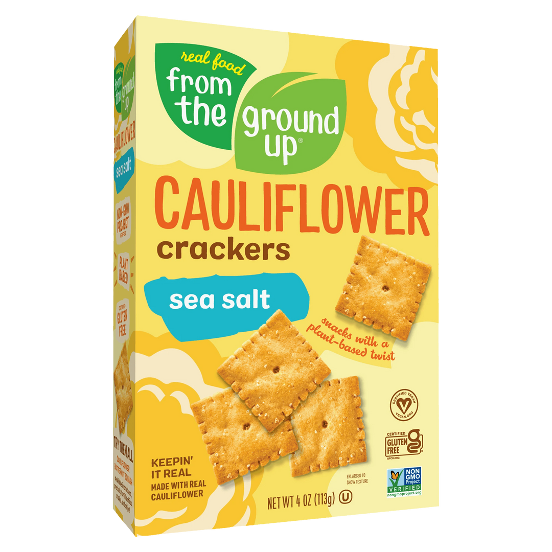 From The Ground Up Sea Salt Cauliflower Crackers 4oz
