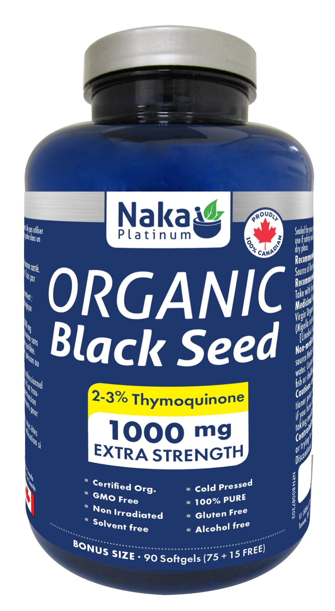 Black Seed Oil Softgels- Extra Strength