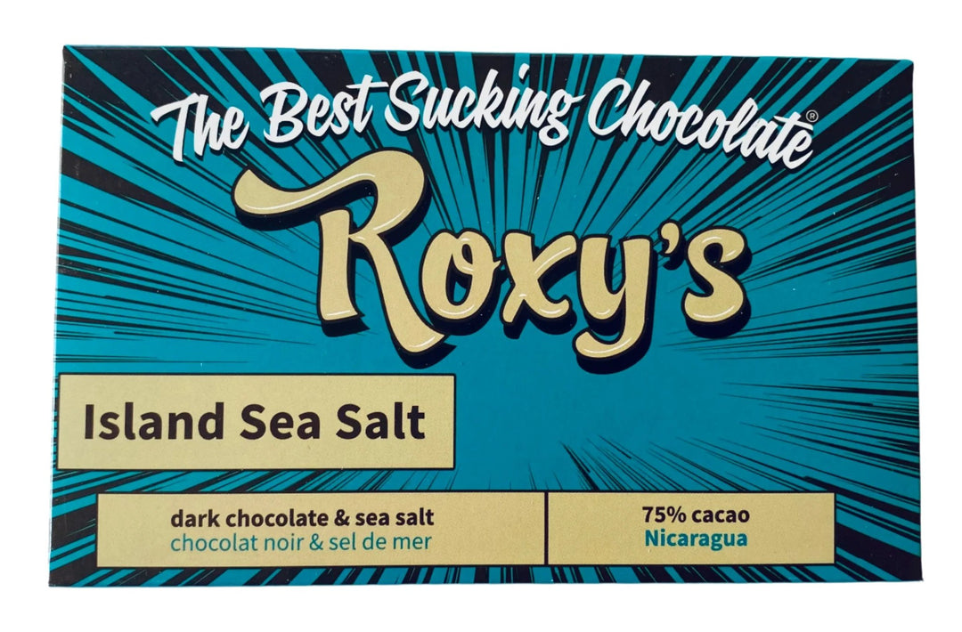 Milk Chocolate Caramel Sea Salt bar by Roxy&