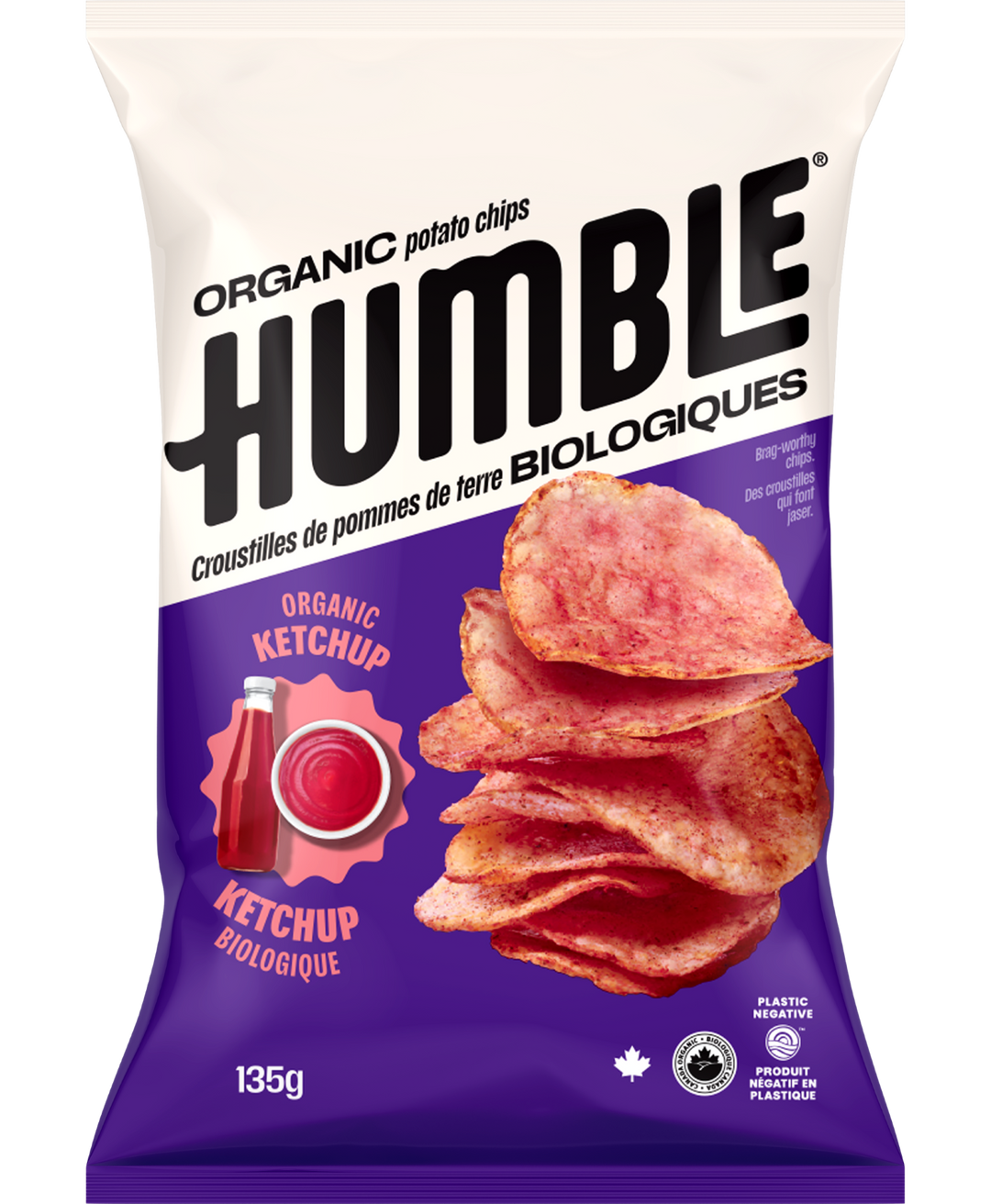 Ketchup Potato Chips Organic 135g