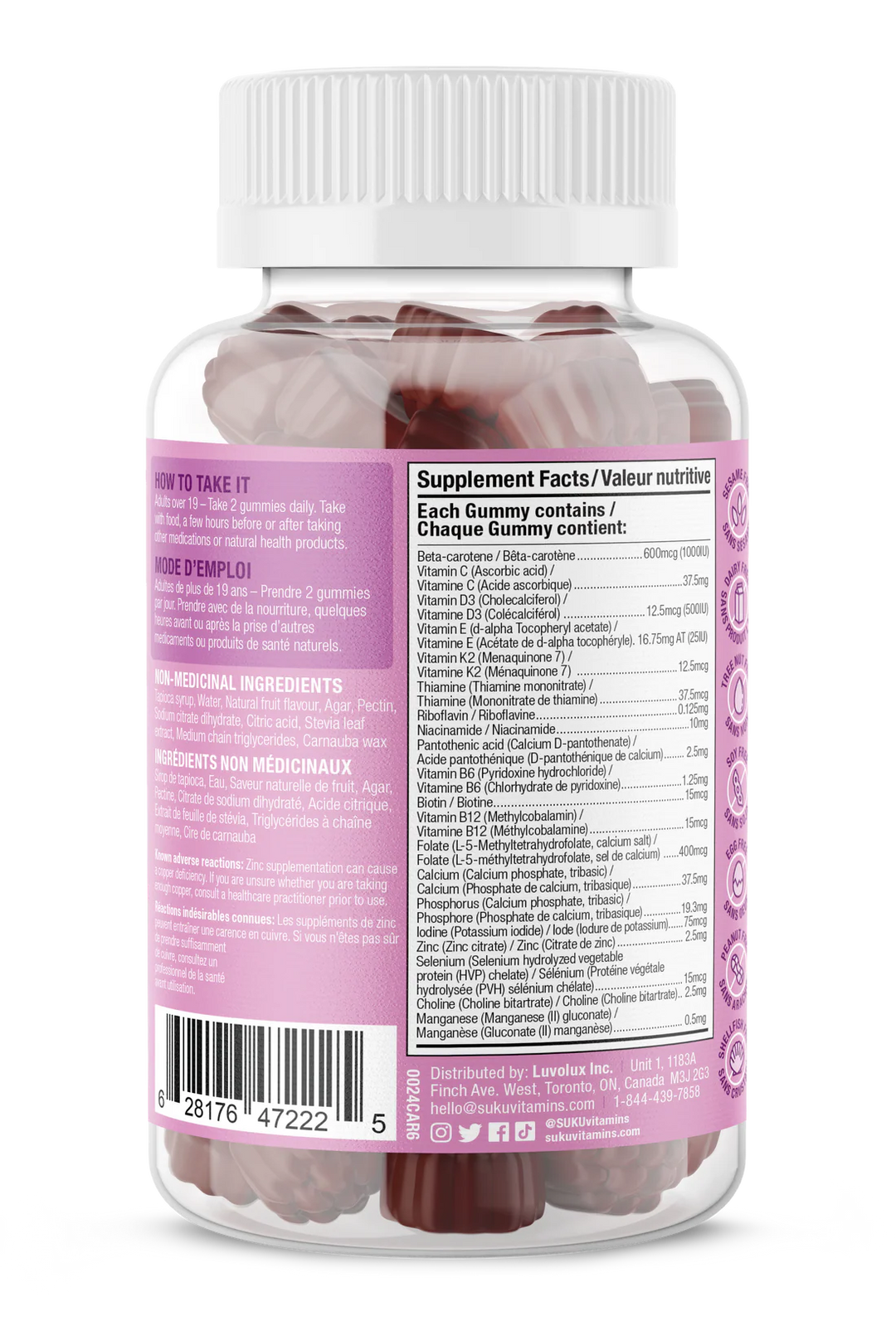 The Complete Prenatal 60 Gummies
