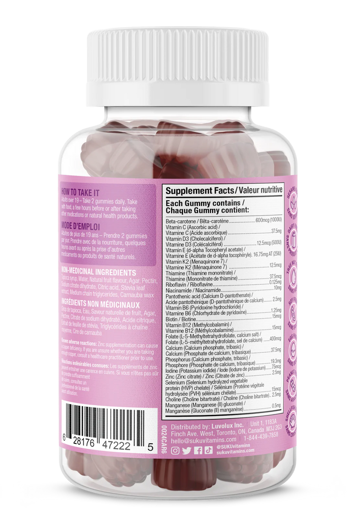 The Complete Prenatal 60 Gummies