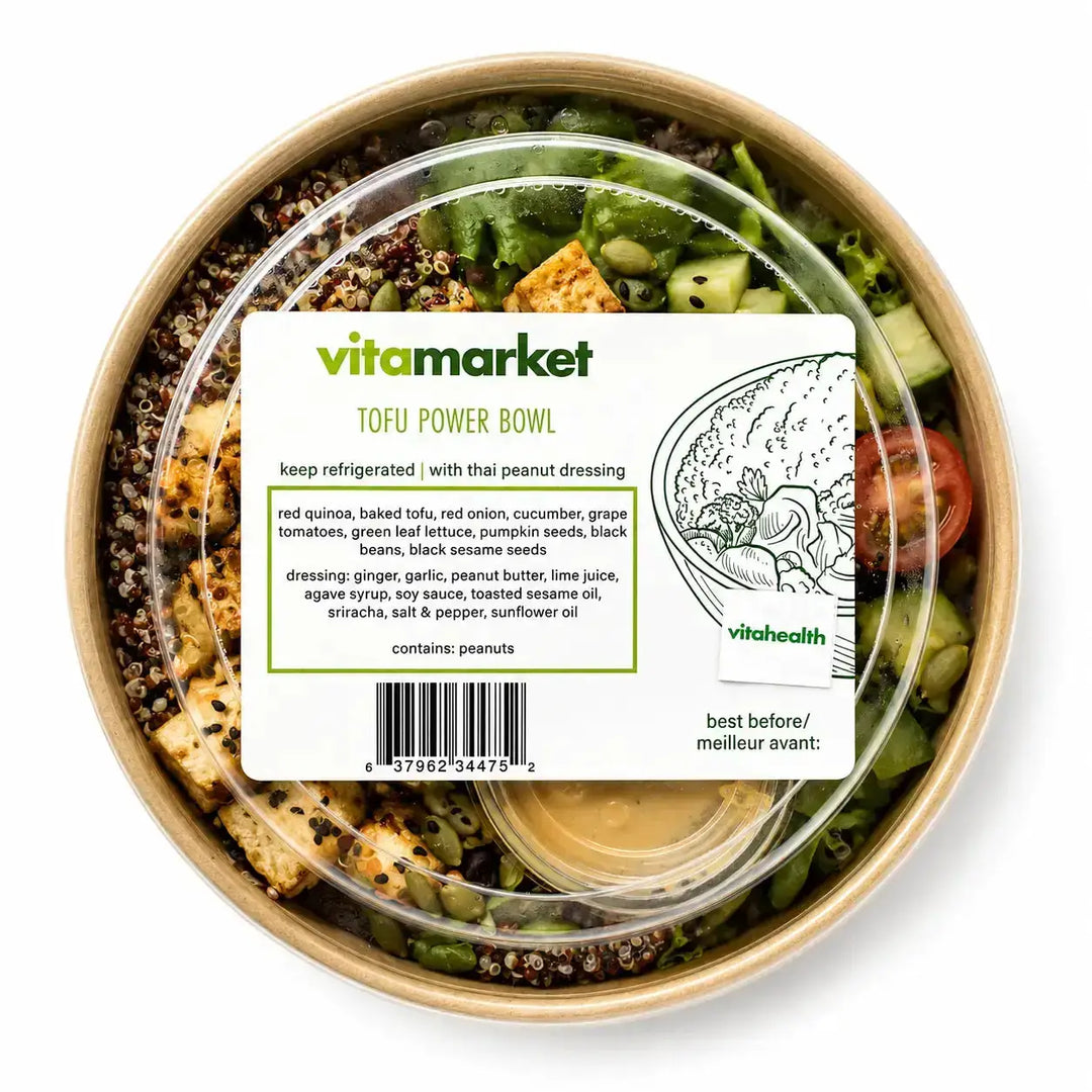Tofu Power Bowl w/ Peanut Sauce