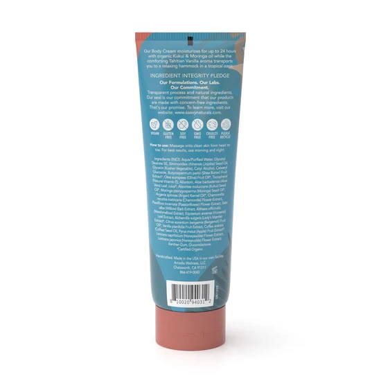 Tahitian Vanilla Body Cream 250ml