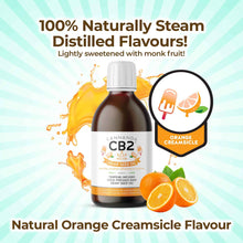 Load image into Gallery viewer, CB2 Hemp Seed Oil Orange Creamsicle 240ml
