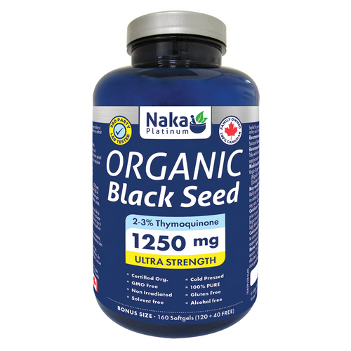 Ultra Black Seed 1250mg Organic 160softgels