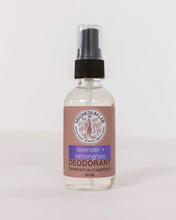 Load image into Gallery viewer, Lavender + Lemongrass Magnesium Deodorant Spray 60ml