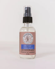 Load image into Gallery viewer, Patchouli + Cedarwood Magnesium Deodorant Spray 60ml