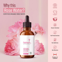 Load image into Gallery viewer, Rose Water Organic 90ml