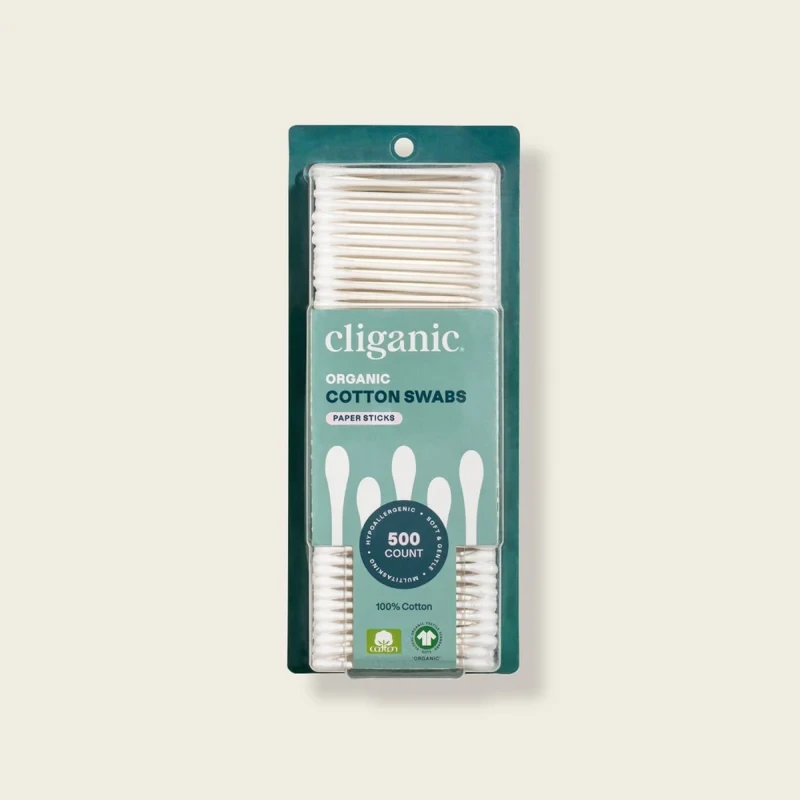 Organic Cotton Swabs 500ct
