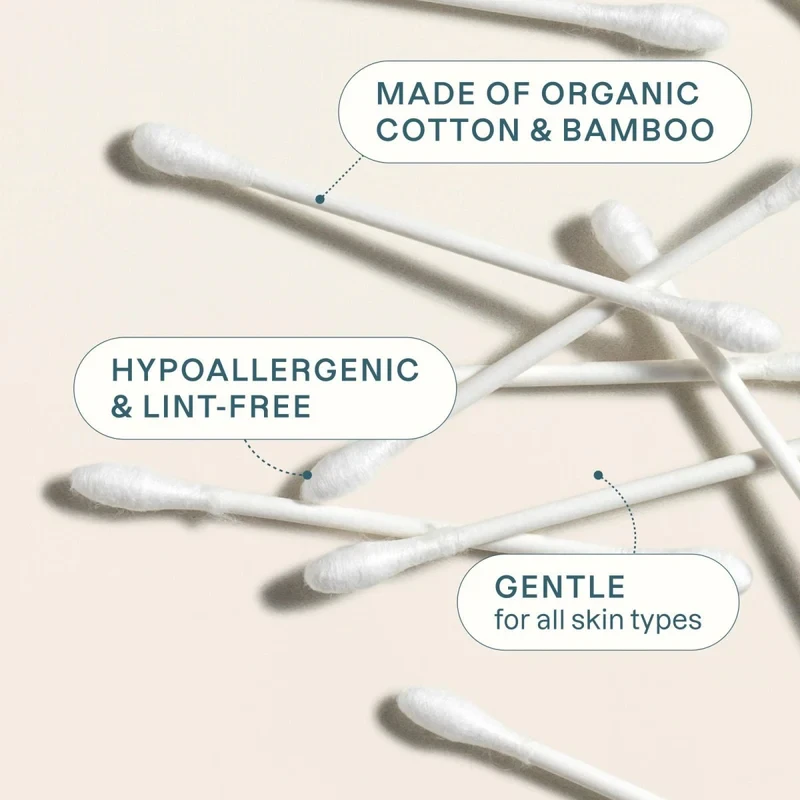 Organic Cotton Swabs 500ct