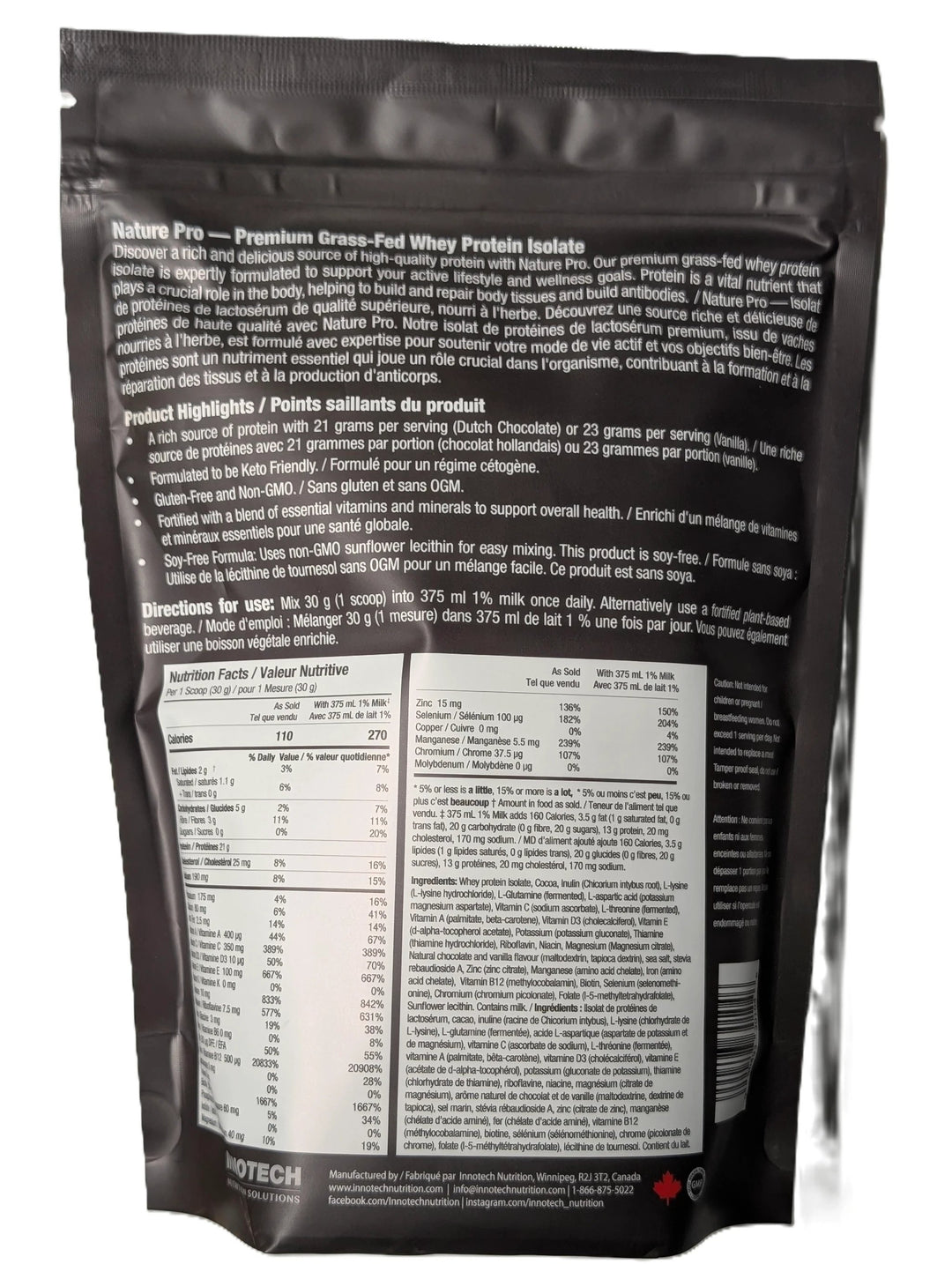 Chocolate Nature Pro 400g