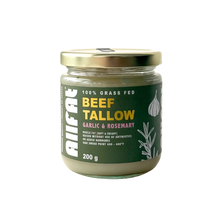 Load image into Gallery viewer, Garlic &amp; Rosemary Beef Cooking Tallow 200g