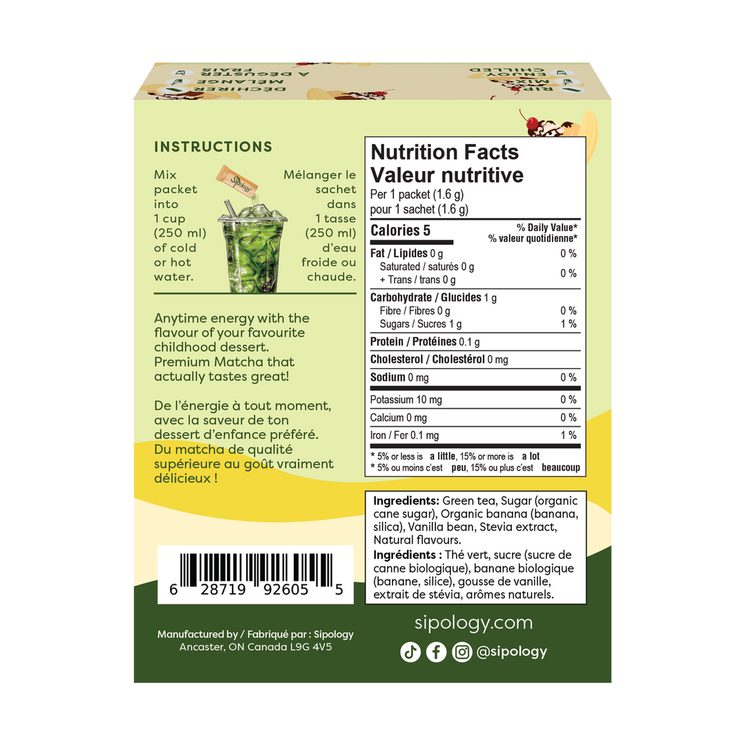 Banana Split Sweet Matcha 10pk