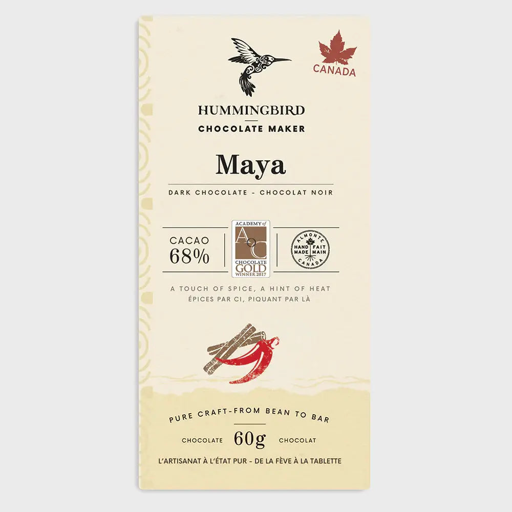Dark Chocolate Bar - Maya 60g