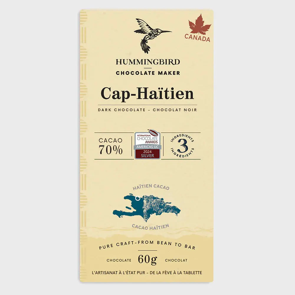 Dark Chocolate Bar - Cap-Ha�tien 70% 60g