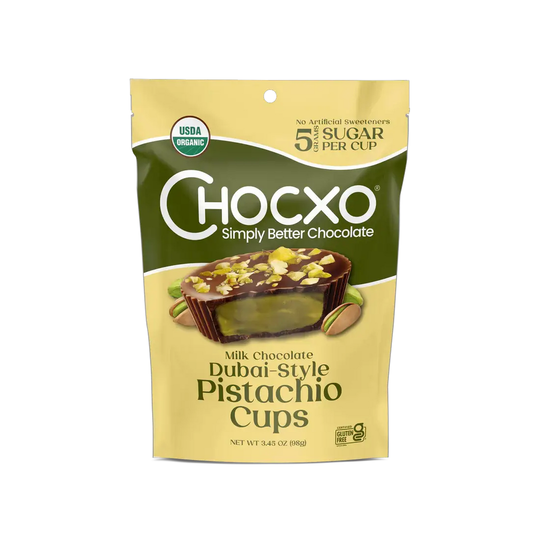 Pistachio Dubai Style Milk Chocolate Cup 98g