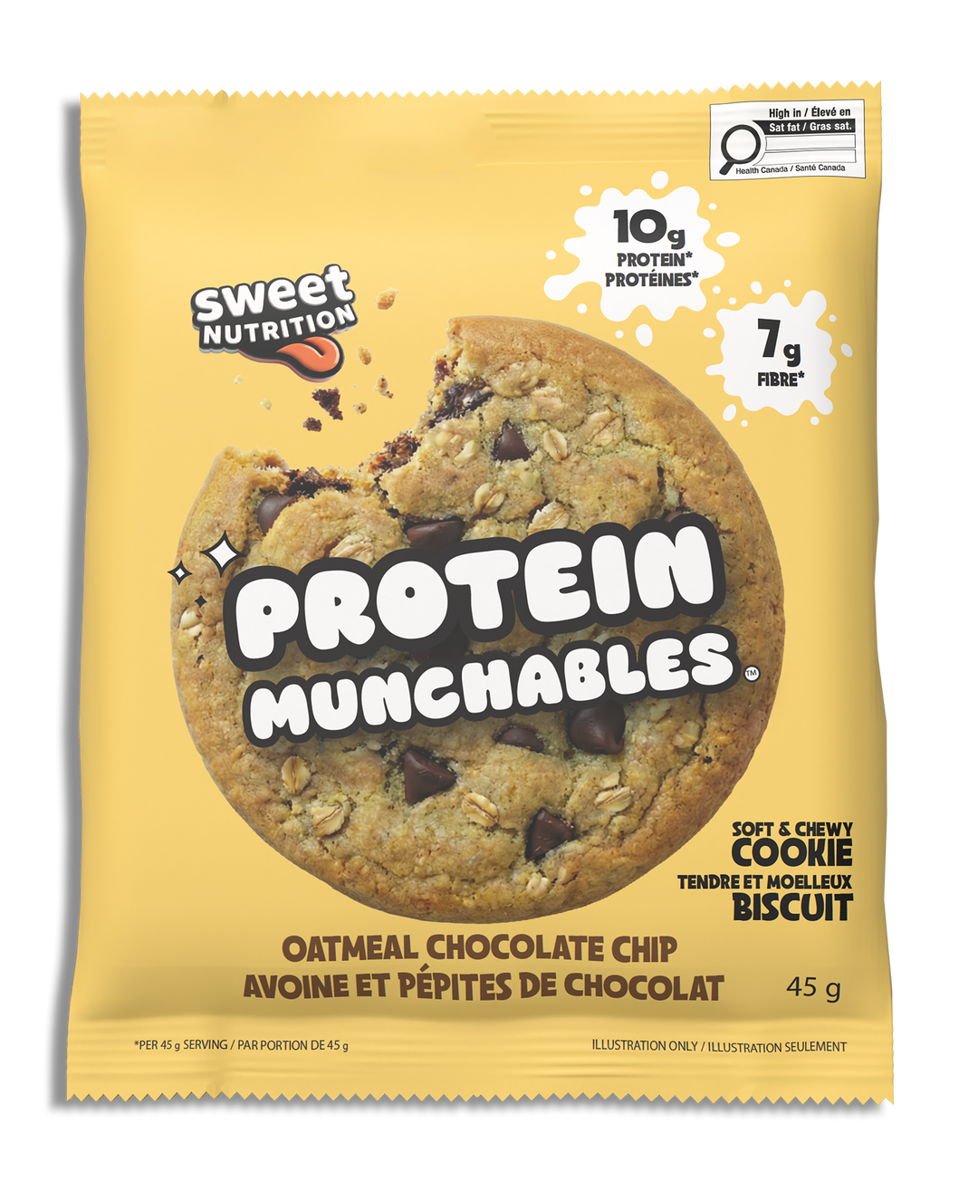 Protein Munchables - Oatmeal Chocolate Chip Cookie 45g