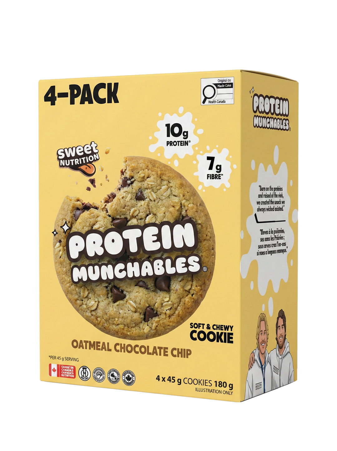 Protein Munchables - Oatmeal Chocolate Chip Cookie 4X45g