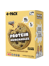 Load image into Gallery viewer, Protein Munchables - Oatmeal Chocolate Chip Cookie 4X45g