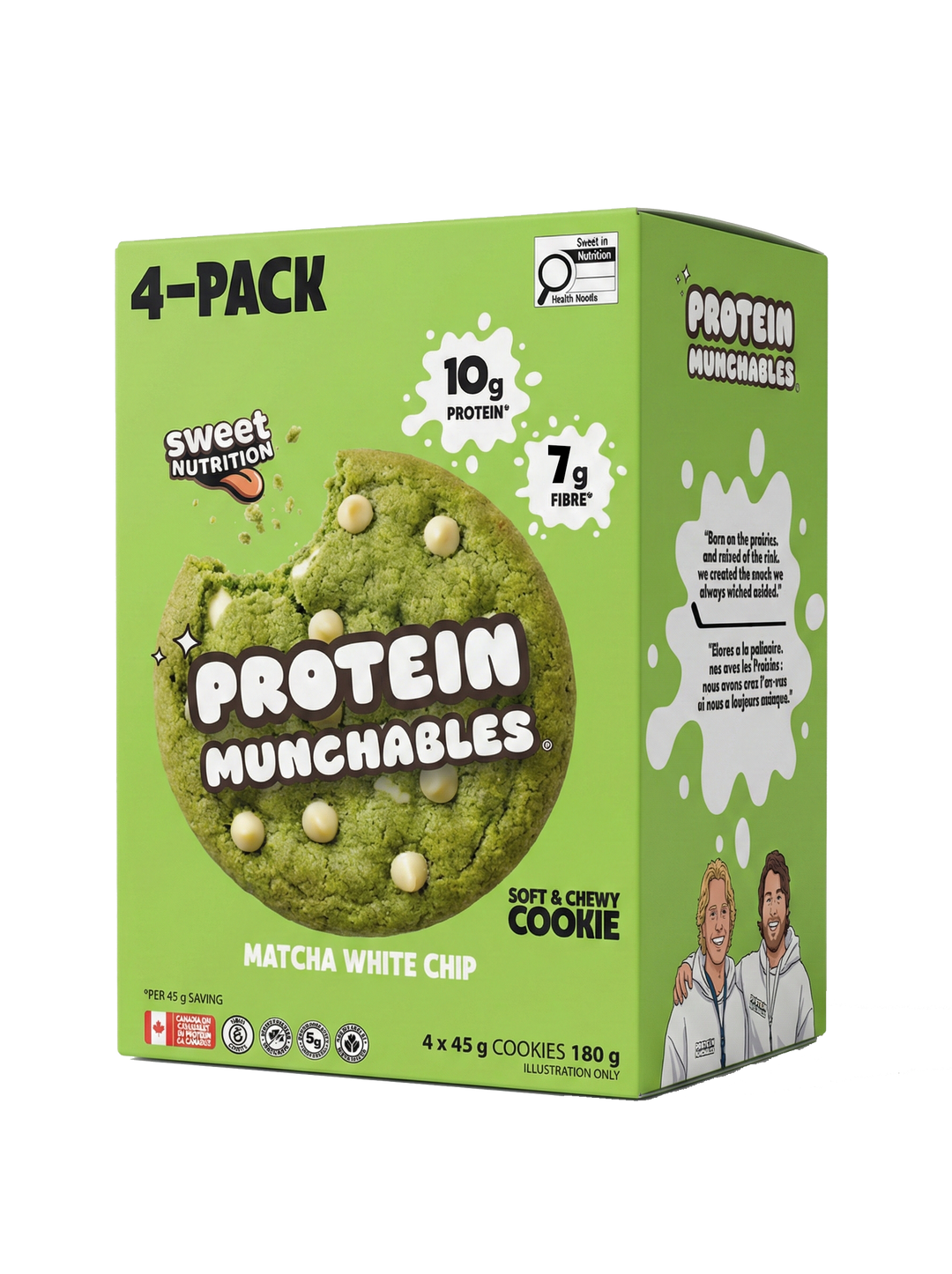 Protein Munchables - Matcha White Chip Cookie 4X45g