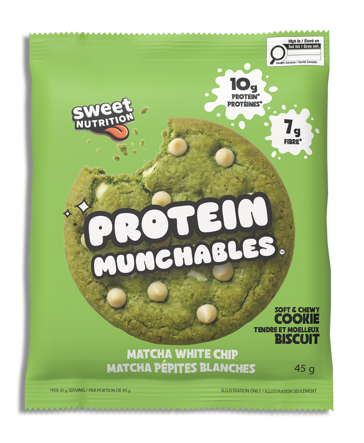 Protein Munchables - Matcha White Chip Cookie 4X45g