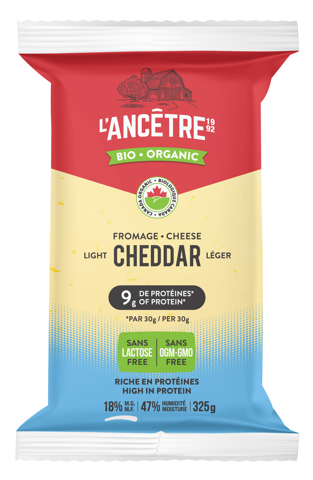 Light Medium Cheddar Cheese 325g