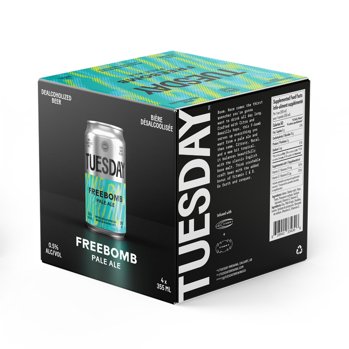 Freebomb Pale Ale Dealcohol Beer 4x355ml