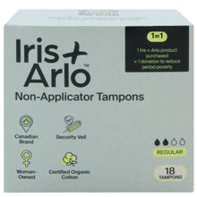 Load image into Gallery viewer, Non-Applicator Tampons - Regular 18ct