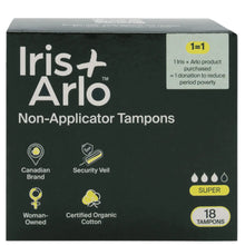 Load image into Gallery viewer, Non-Applicator Tampons - Super 18ct