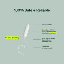 Load image into Gallery viewer, Non-Applicator Tampons - Super 18ct