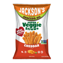Load image into Gallery viewer, Super Veggie Straws in Avocado Oil - Cheddar 142g