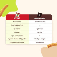 Load image into Gallery viewer, Super Veggie Straws in Avocado Oil - Cheddar 142g