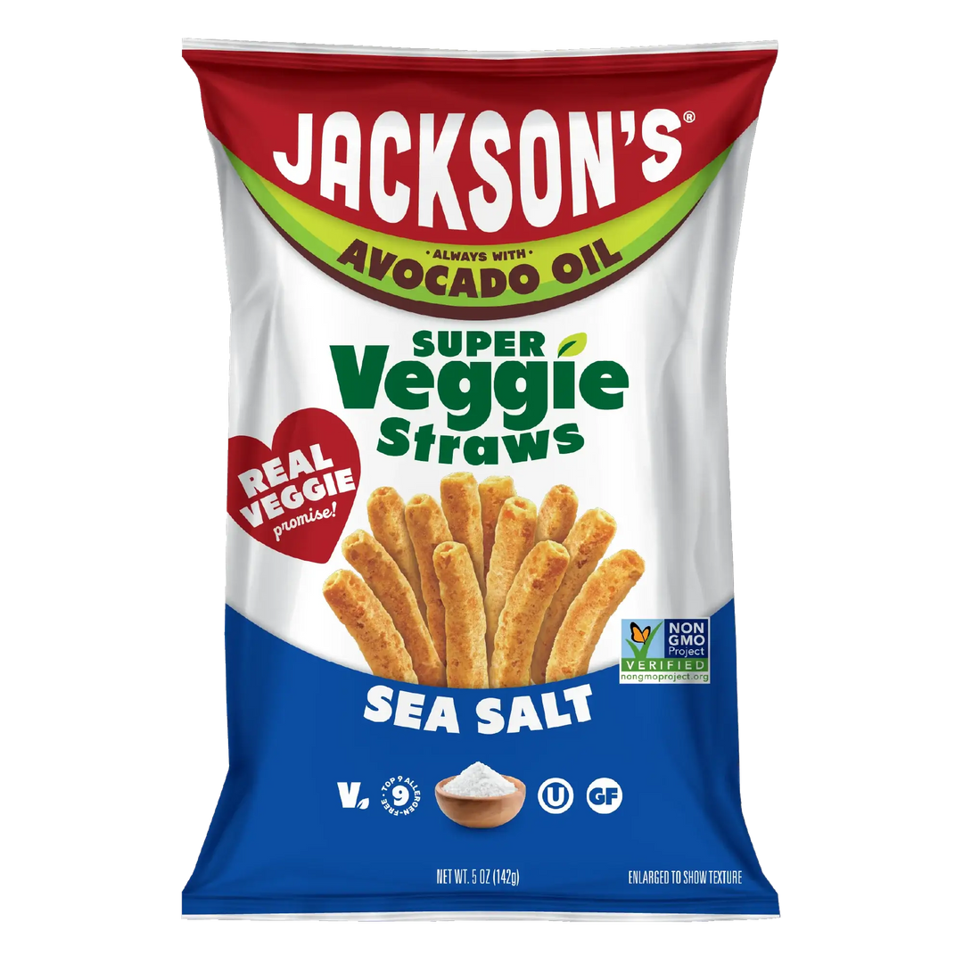 Super Veggie Straws in Avocado Oil - Sea Salt 142g