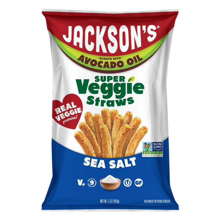 Super Veggie Straws in Avocado Oil - Sea Salt 142g