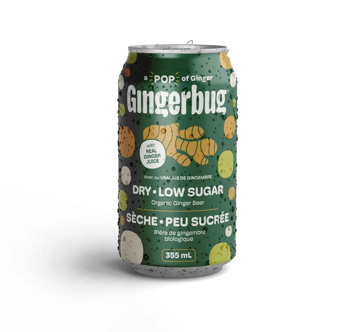 Dry &amp; Low Sugar Prebiotic Ginger Beer 355ML