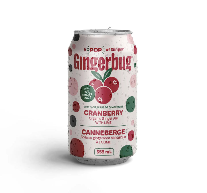 Cranberry Prebiotic Ginger Beer 355ML