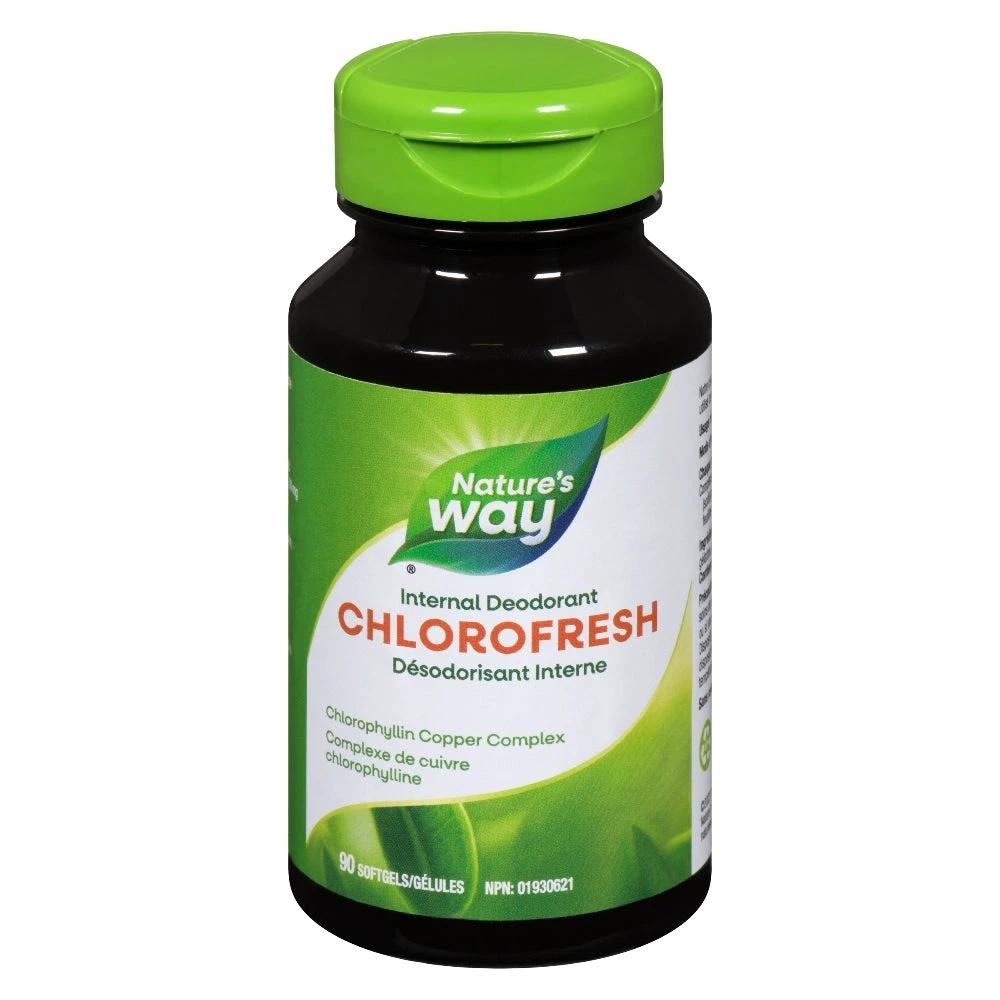 Chlorofresh, Chlorophyllin Copper Complex / 90 softgels